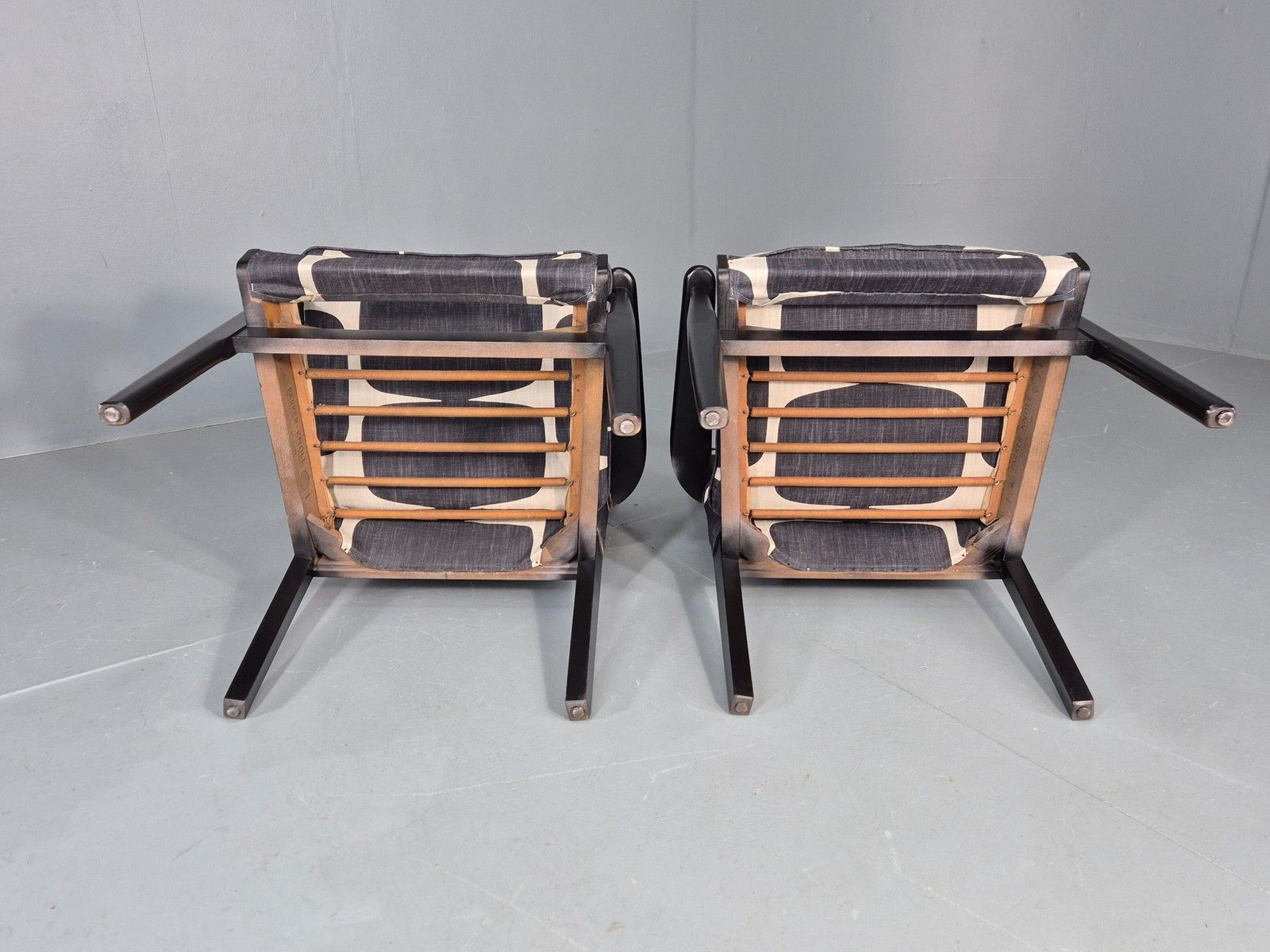 photo buy 2 Vintage 1960s Lounge Chairs Parker Knoll New Upholstery Eb11847