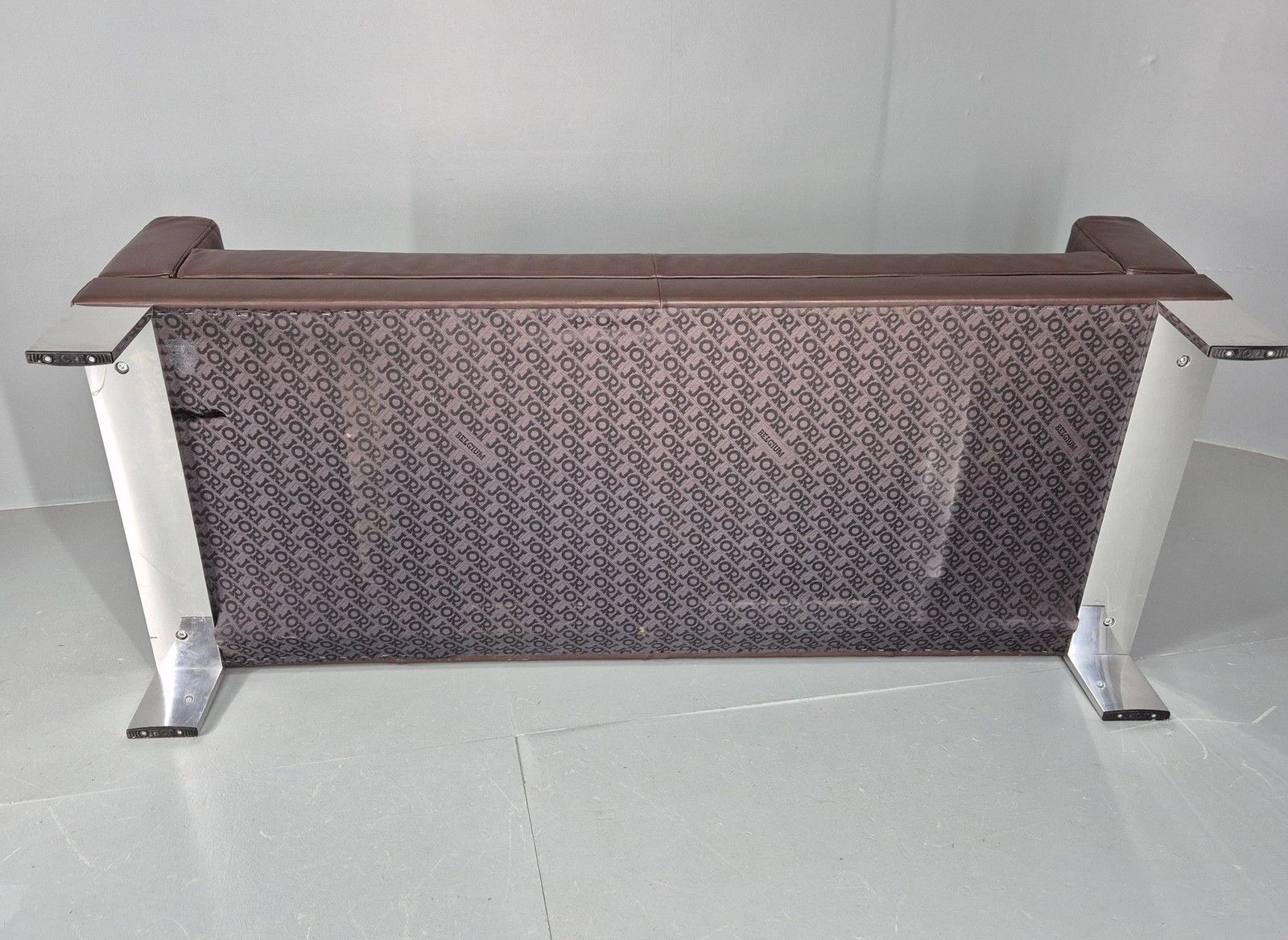 Vintage 3 Seater Sofa Large Brown Leather Jori Brand 1980s Retro  Eb11916 photo buy