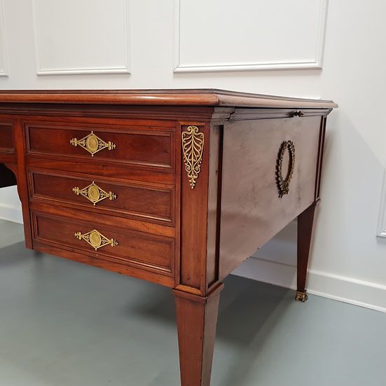 Large Empire Style Antique Desk C1920 Free Delivery Eng/Wales photo for sale