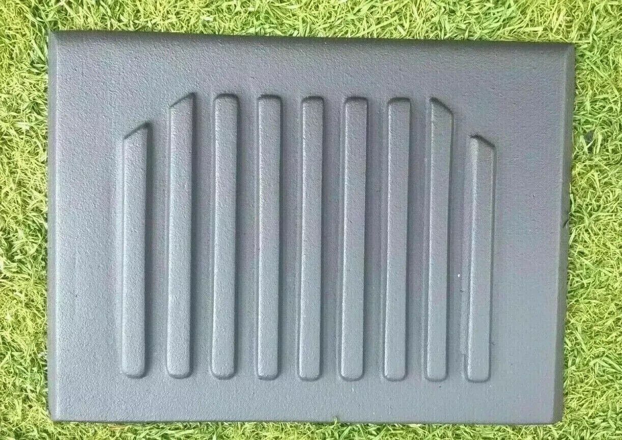 Gallery Fireplace Cast Iron Back Plate Complete With Side Brackets And Fittings photo furniture