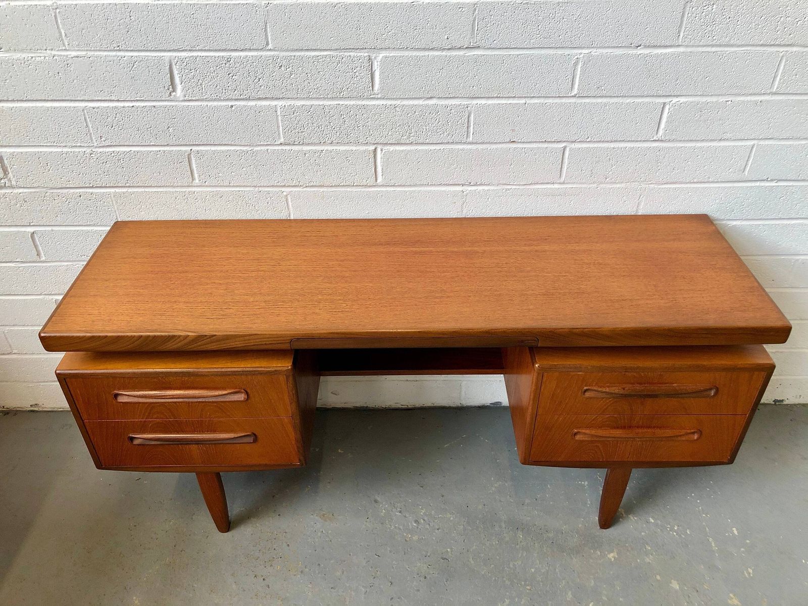 Vintage 1960s G Plan Floating Top Fresco Teak Desk. Danish Retro Mid Century photo buy