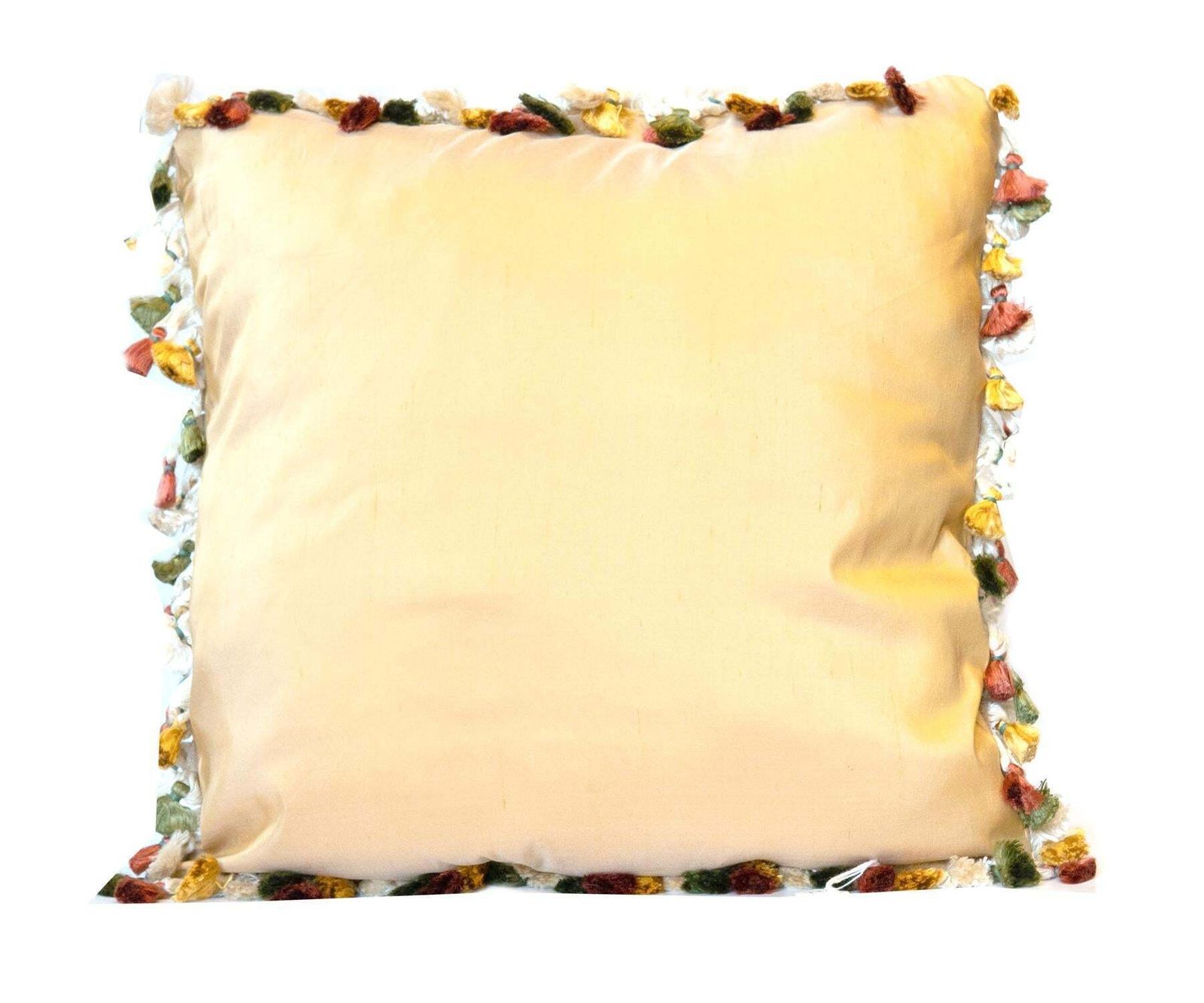 Vintage Pure Silk Cushion Covers Pair Of Handmade Floral Aubusson Pillows Cases photo buy