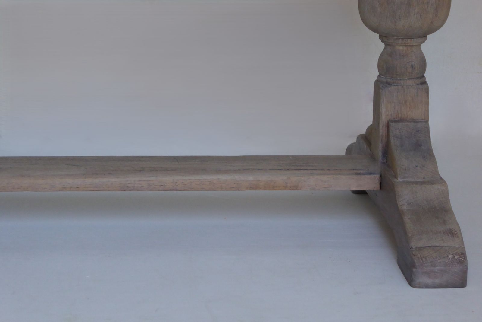 photo furniture Antique French Refectory Weathered Dining Kitchen Table 183 X 78 X 77  Seats 8