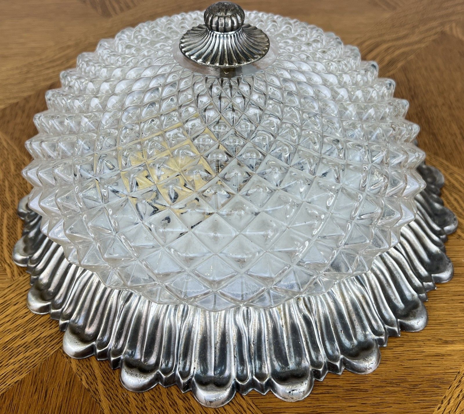Ceiling Lamp Vintage French Pendant Glass Flush Mount Light Fixture Lot 6064 photo furniture