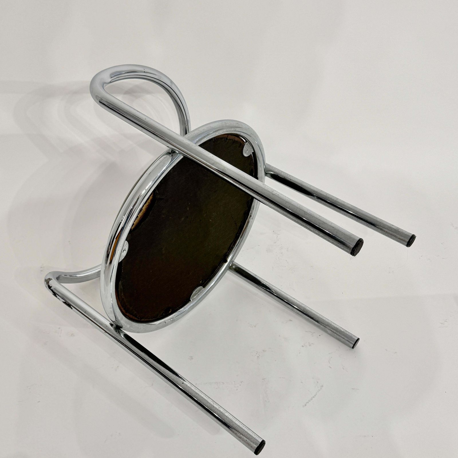 Early Gae Aulenti For Zanotta 'Locus Solus' Tubular Chrome Armchair In Chrome photo 1748.0