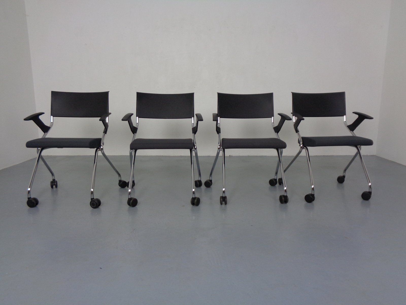 Flip Flap Office Armchairs From Sedus Stoll, Germany, 2014, Set Of 4 photo for sale