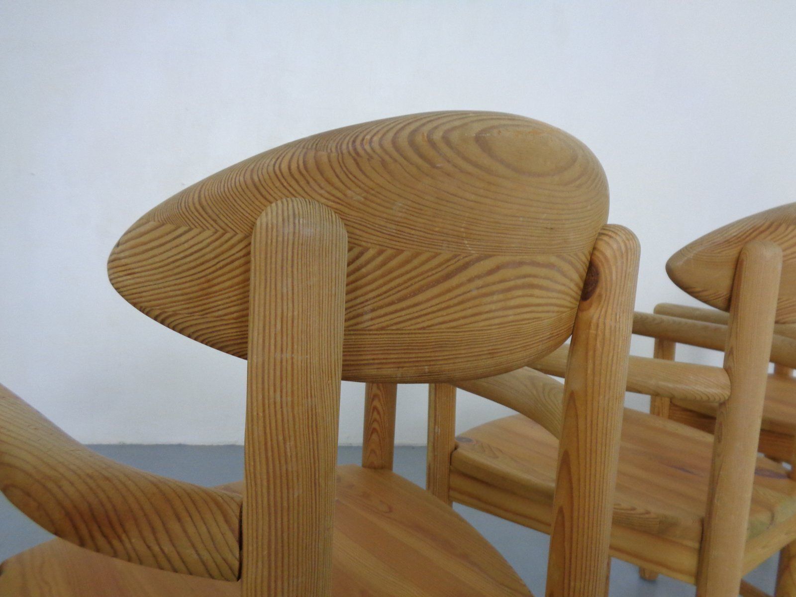 photo vinterior Danish Pine Dining Chairs By Rainer Daumiller For Hirtshals Sawværk, 1970s, Set Of 4
