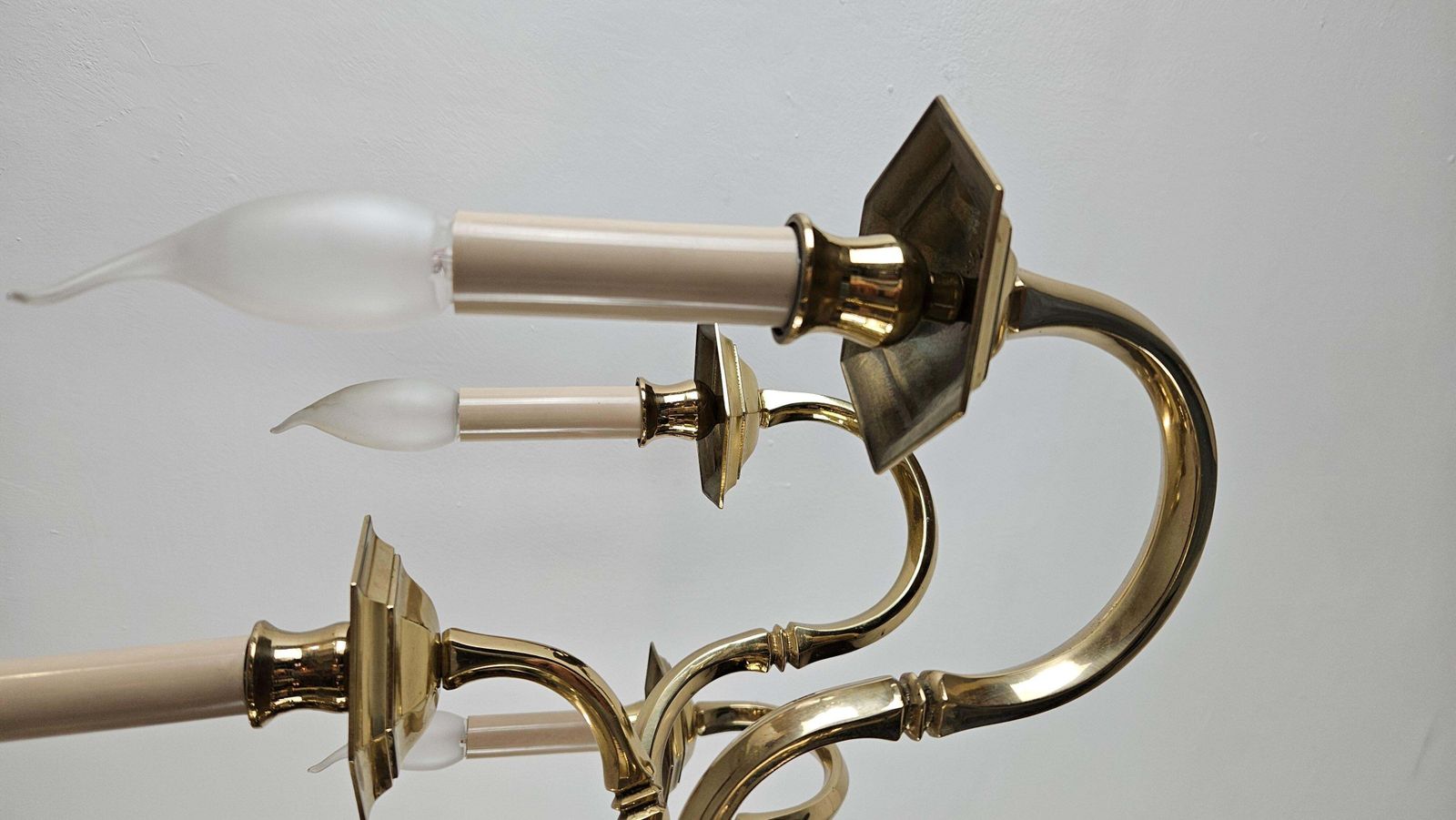 Italian Brass Chandelier By Art M.D., 1980s–1990s photo 2503.0