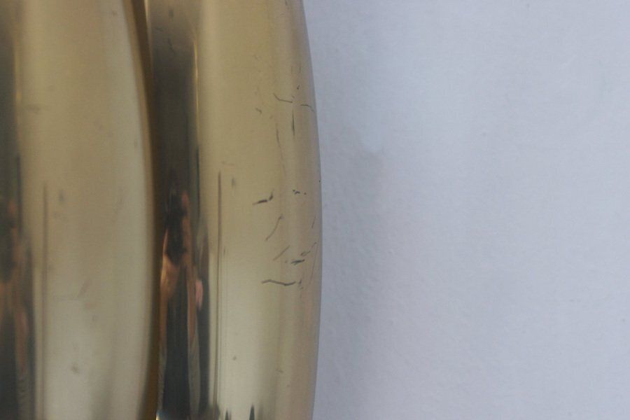 Brass Kastor Wall Lamp By Jo Hammerborg For Fog & Mørup, 1970s photo for sale