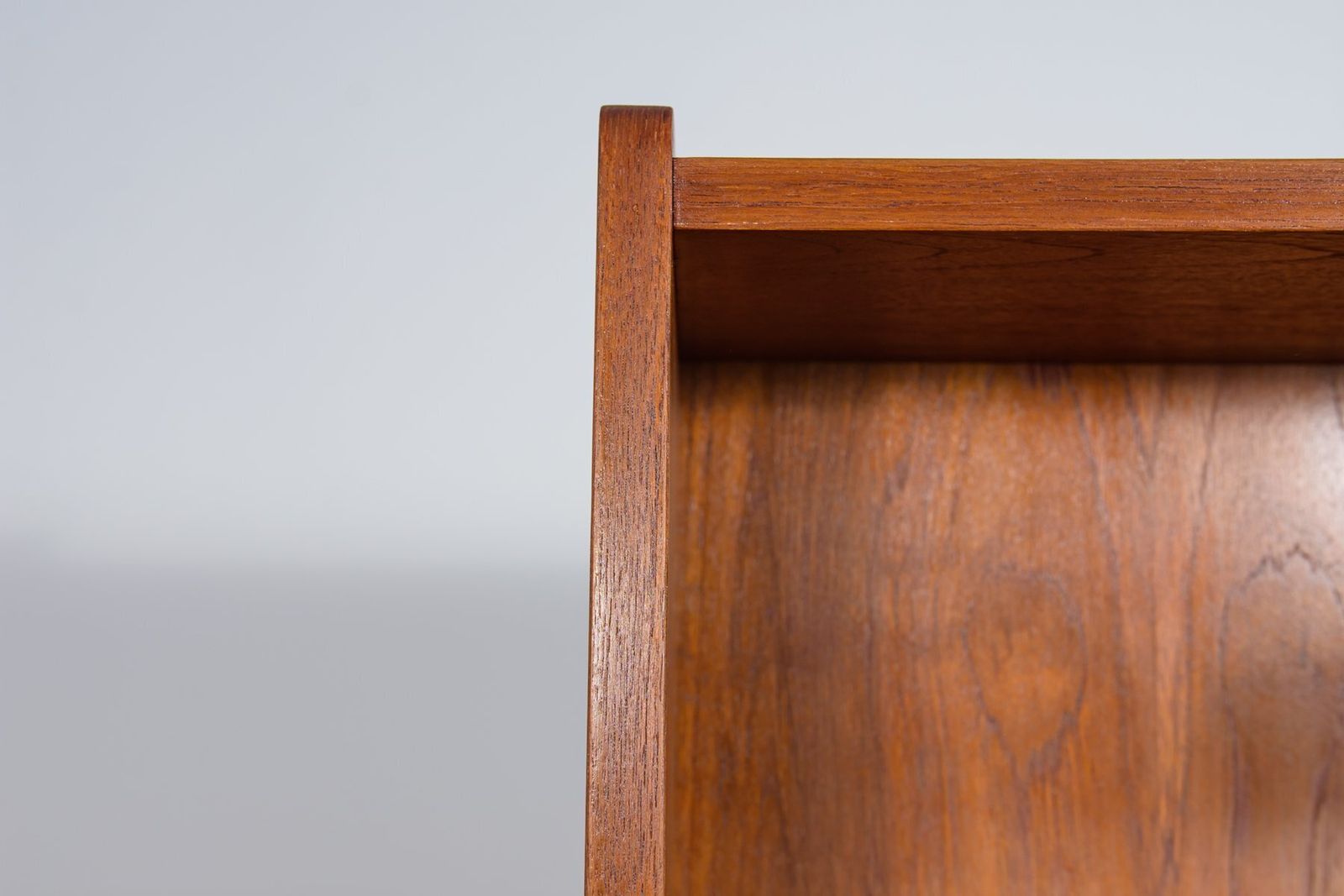 Mid Century Modern Teak Shelf By Johannes Sorth For Bornholm, 1960s photo vintage