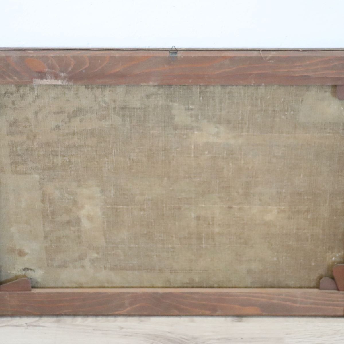 Coastal Landscape, 18th Century, Oil Painting On Canvas photo vintage