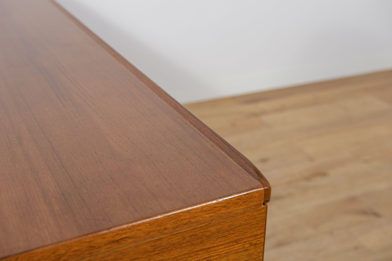 Furniture Mid Century Teak Freestanding Desk By Torben Valeur & Henning Jensen For Dyrlund, Denmark, 1960s photo