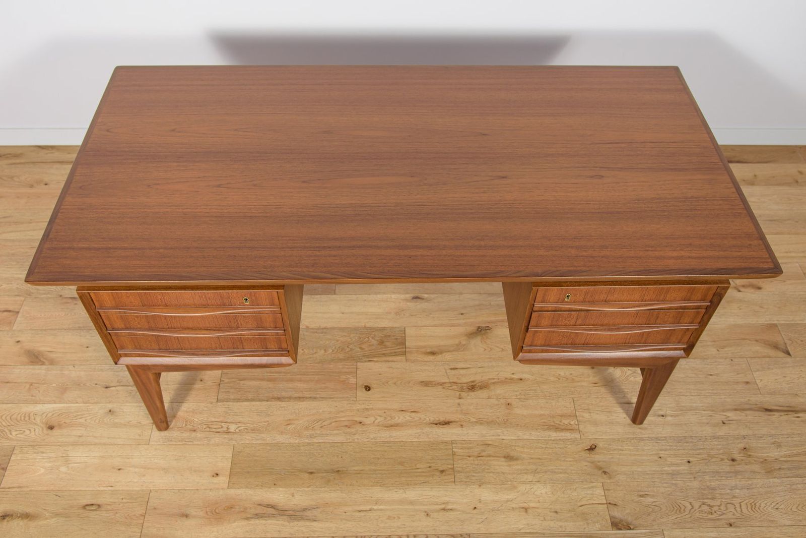 Mid Century Freestanding Teak Desk, 1960s photo buy