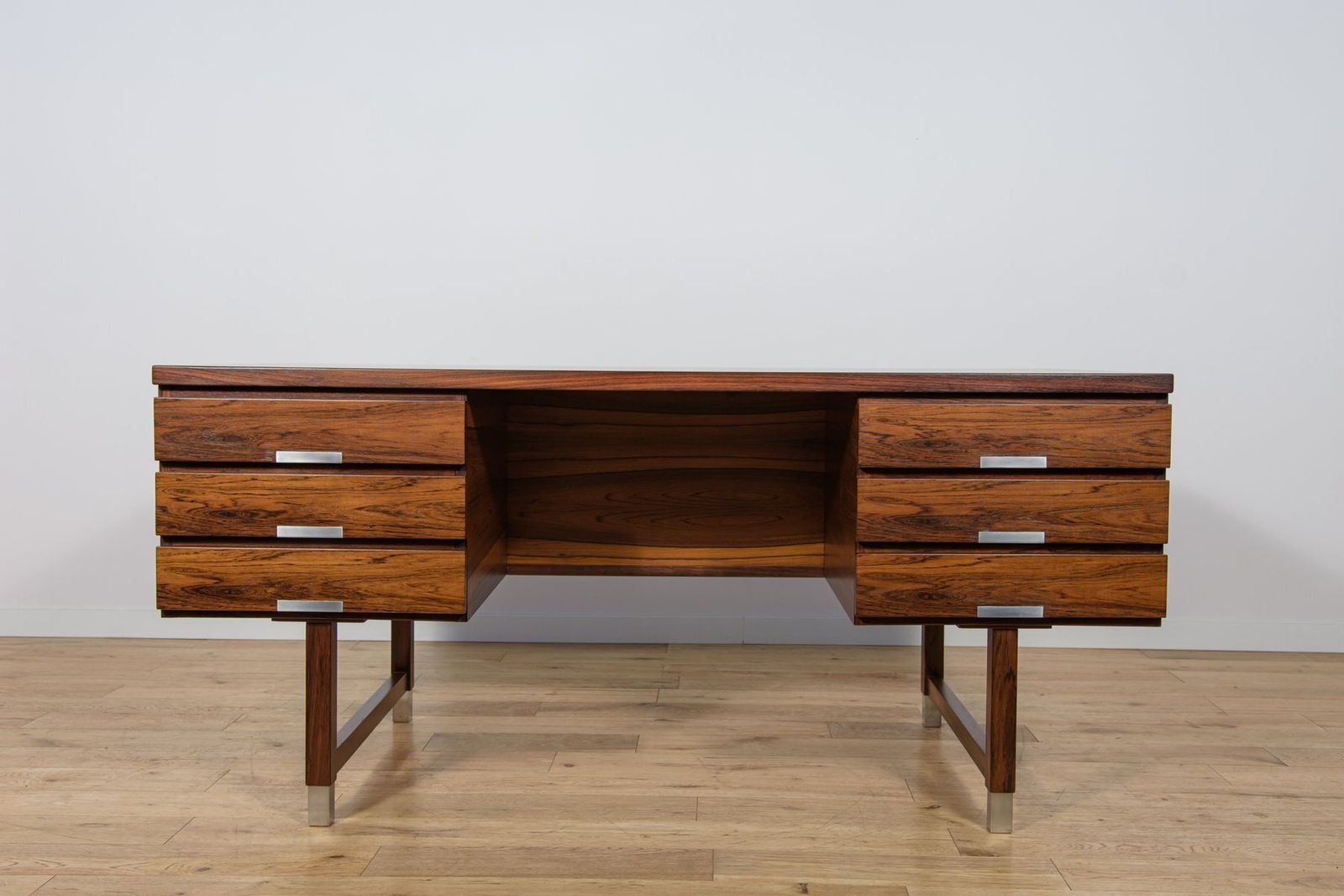 Mid Century Modern Rosewood Desk From Eigil Petersens Møbelfabrik, Denmark, 1970s photo Furniture