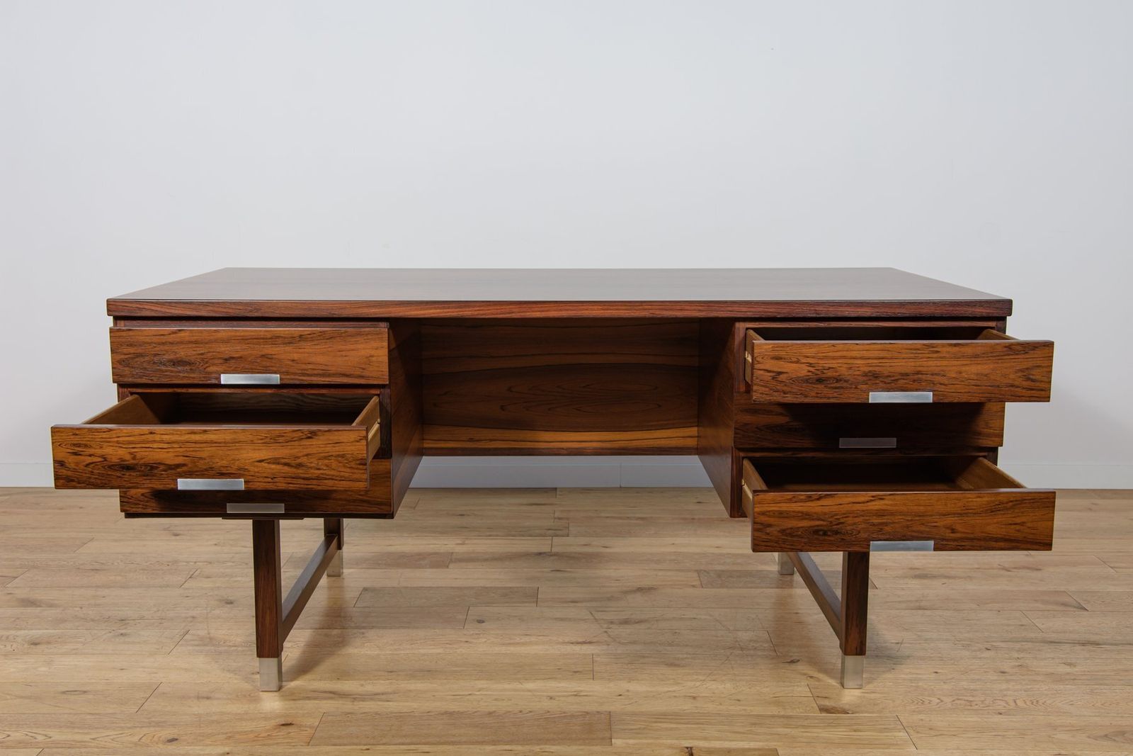 photo buy Mid Century Modern Rosewood Desk From Eigil Petersens Møbelfabrik, Denmark, 1970s