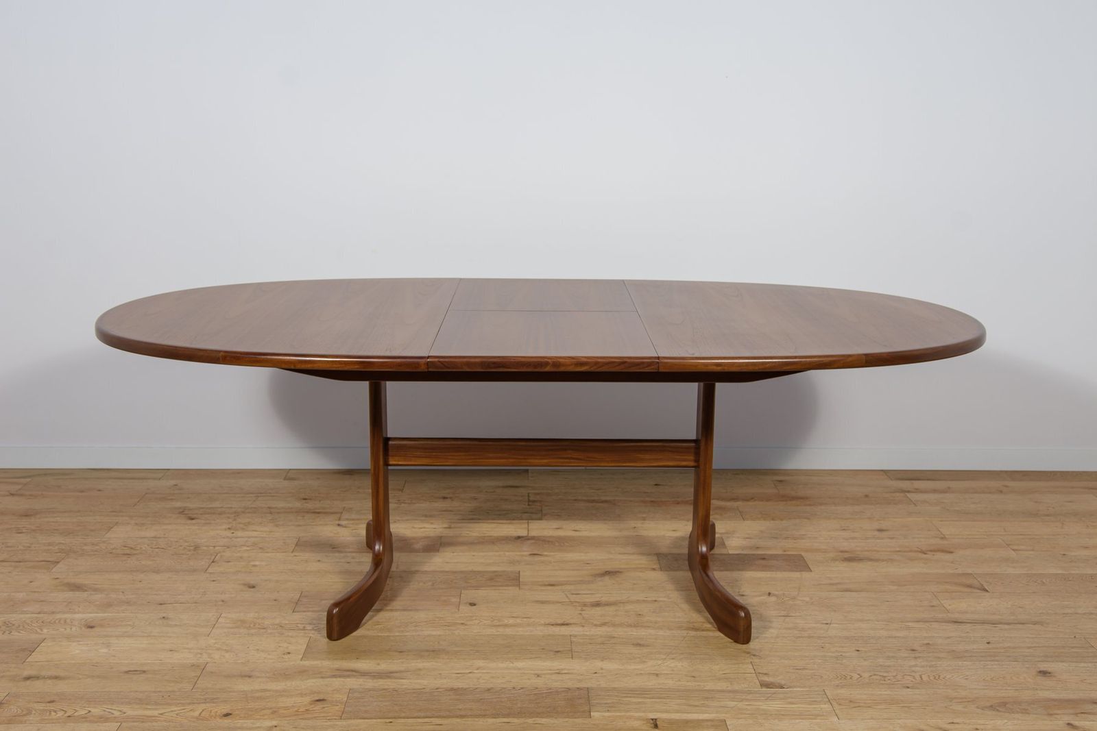 Furniture Mid Century Oval Dining Table In Teak From G Plan, United Kingdom, 1960s photo
