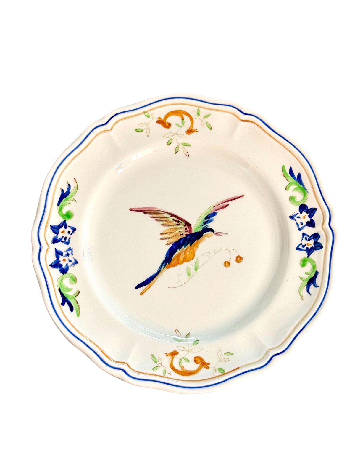 photo buy 46 Pieces French Faience Dinner Service, "Cléry" By Moustiers