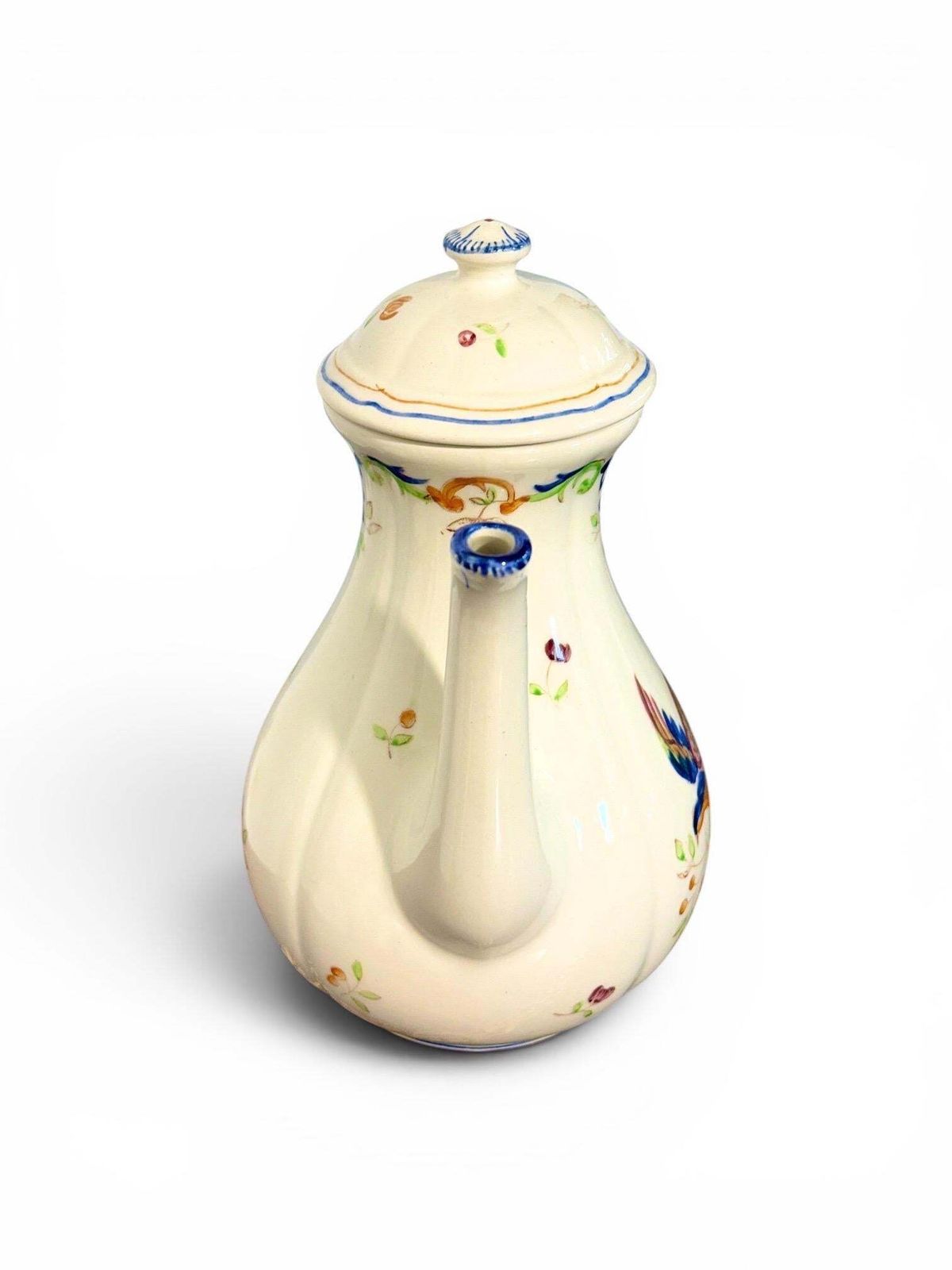 photo buy Moustiers " Cléry ", French Faience Hand Painted Tea / Coffee Service, 27 Pieces