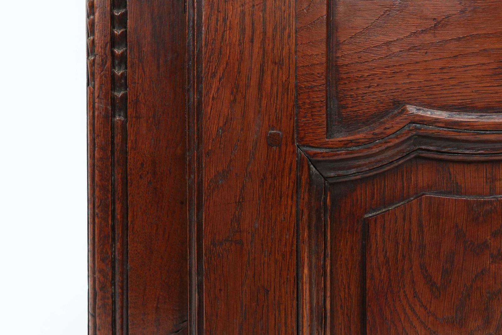 Furniture Large French Louis XVI Carved Bridal Wardrobe, 1850s photo