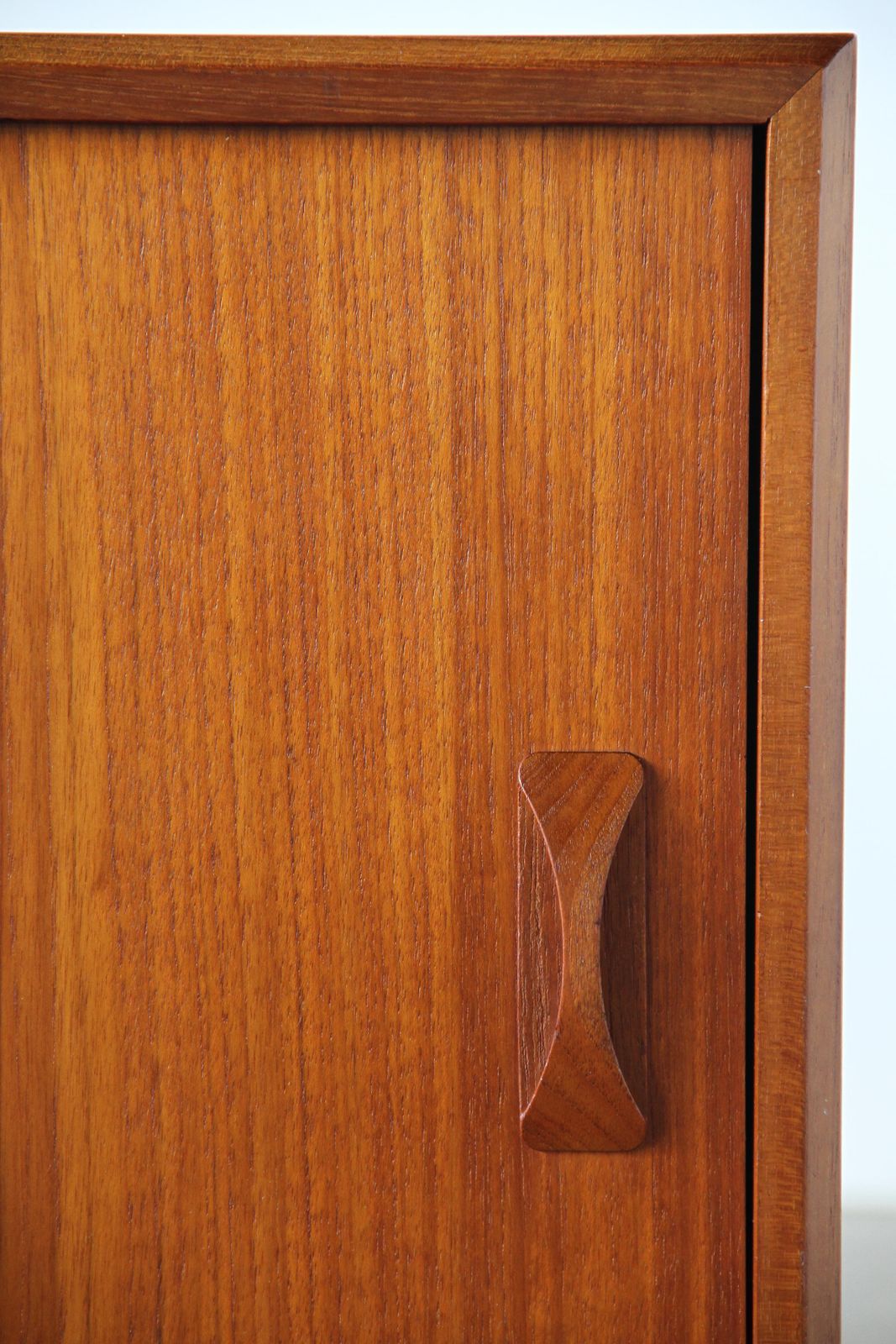Vintage Teak Low Sideboard By Clausen & Søn, 1960s Denmark, Mid Century Modern photo vintage