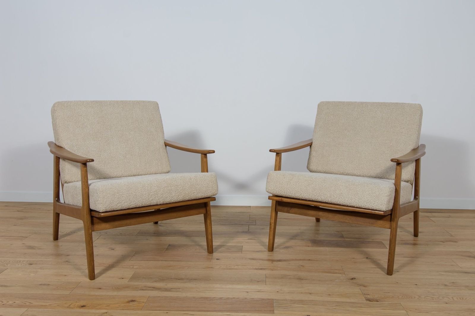 Mid Century Modern Polish Model 5825 Chairs, 1960s, Set Of 2