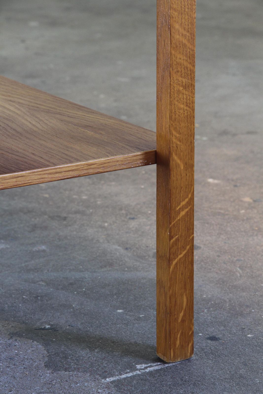 photo vintage Vintage Danish 1970s Mid Century Oak Bedside Table Night Stand