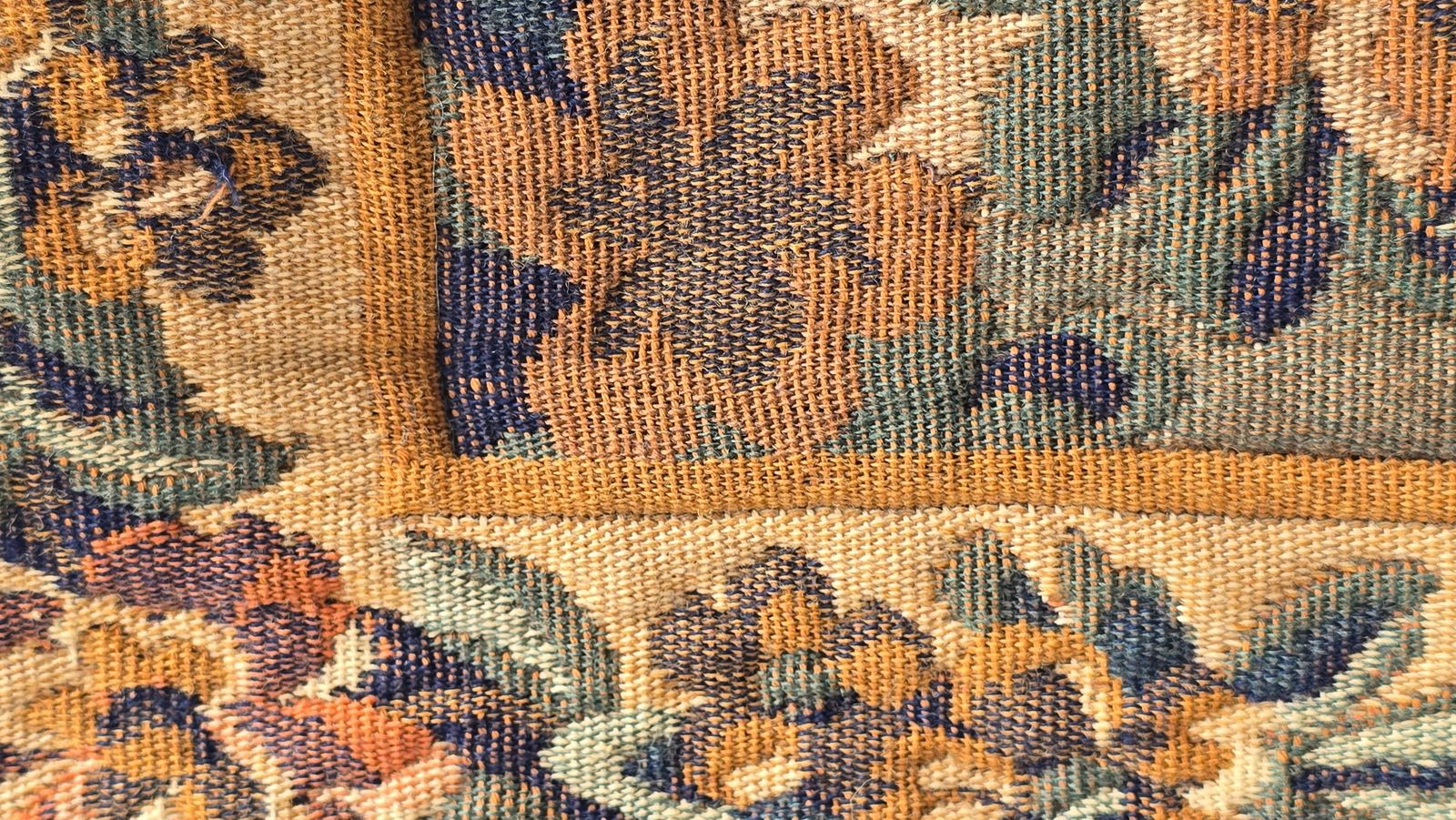 Mid Century Aubusson Style Woven Tapestry, Large Pastoral Landscape, 166 Cm photo buy