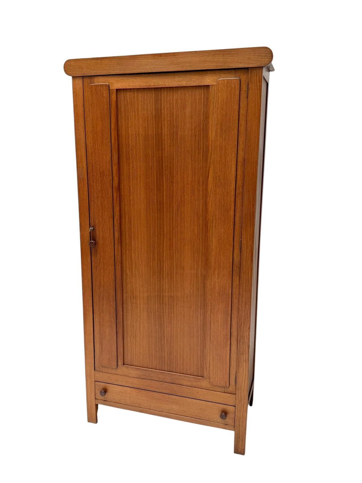 Art Deco Modernist One Door Armoire Or Wardrobe By Cornelis Van Der Sluys, 1920s photo for sale