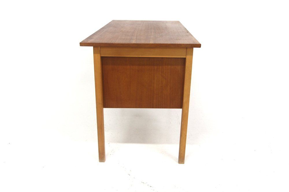 Bureau scandinave en teck, Suède, années 1960 photo Mobilier