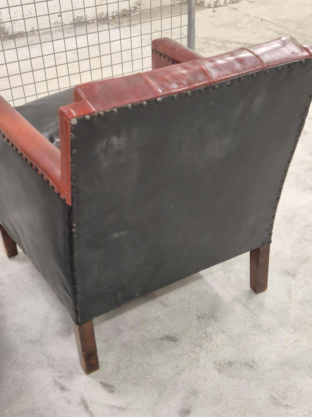 photo vinterior Club Chairs, In Leather, Style/Attr. To Otto Schultz, Sweden 1930/40s