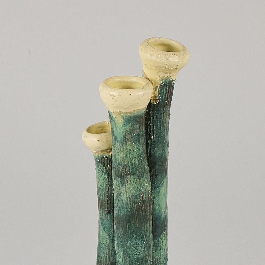 Arne Säfström, Rare Tulip Vase In Ceramic, Scandinavian Modern Mid1900s photo for sale