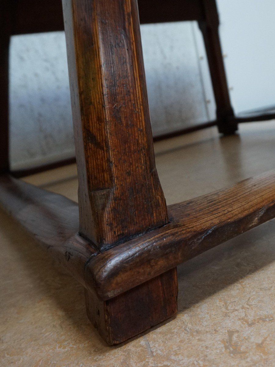 Antique Rustic European Bankers Table, 1800s photo buy