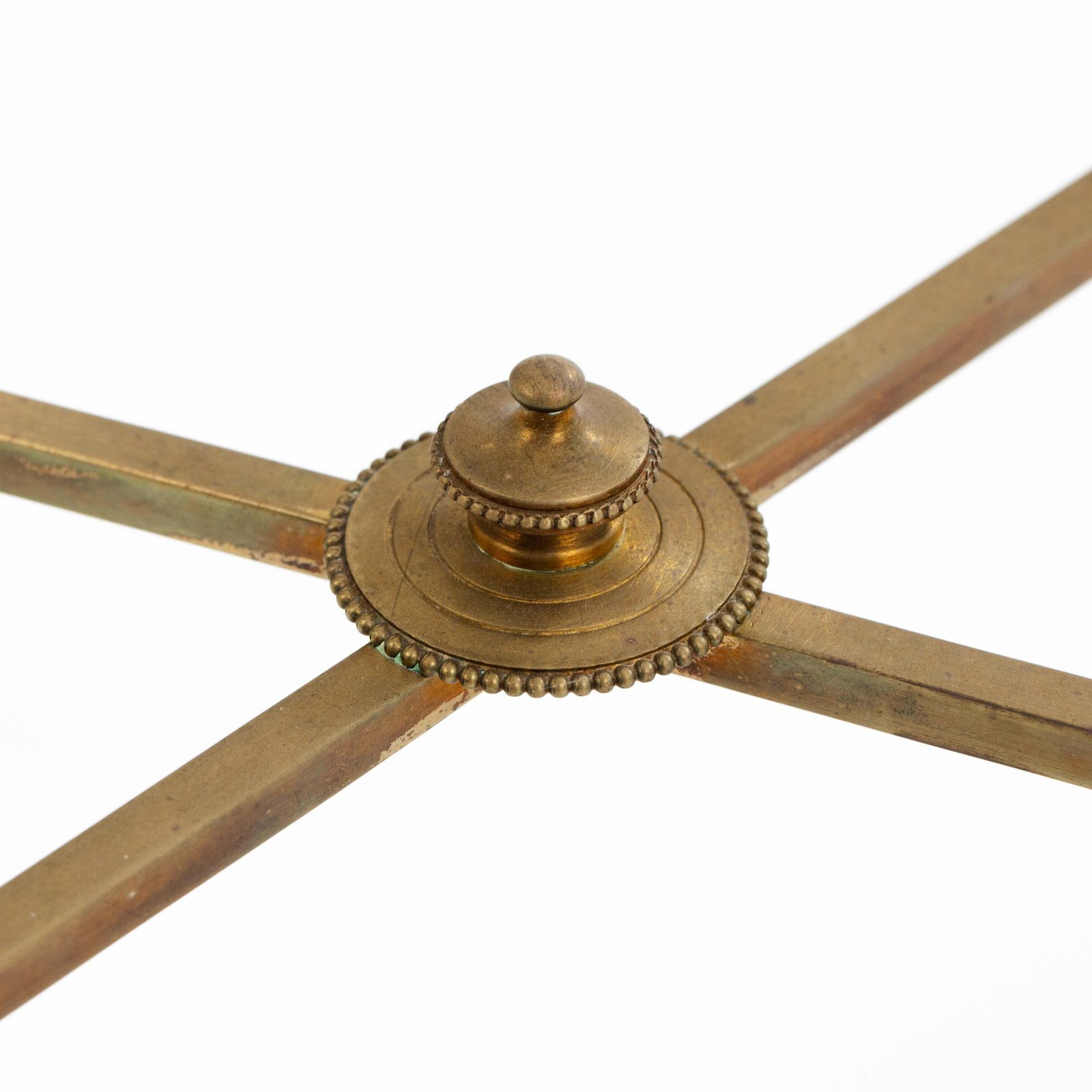 photo buy Set Of French Mid Centruy Neoclassical Brass And Mirrored Glass Nessting Tables