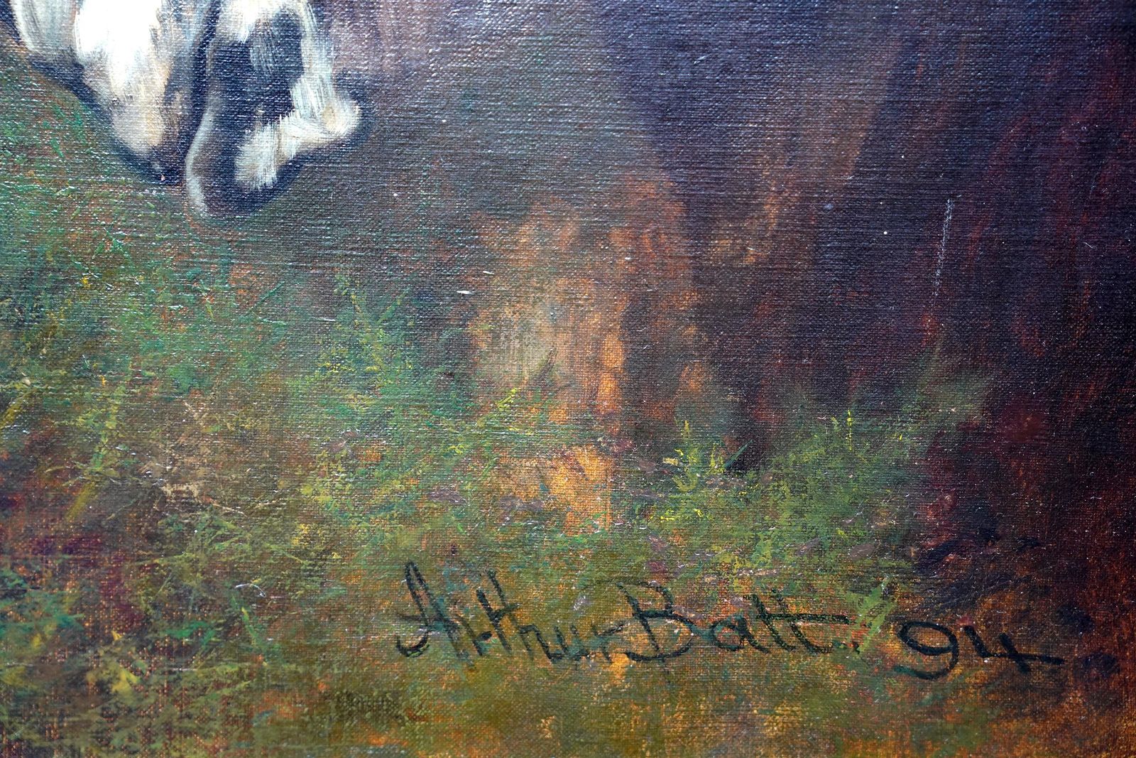 photo furniture Portrait Of Donkeys In A Landscape   British Victorian Art Animal Oil Painting