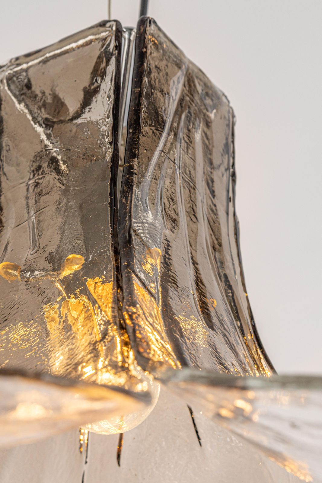 1 Of 2 Stunning Murano Pendant Light Designed By Carlo Nason For Kalmar, 1970s photo Lighting
