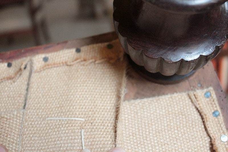 photo furniture Restoration Sofa Mahogany 19th
