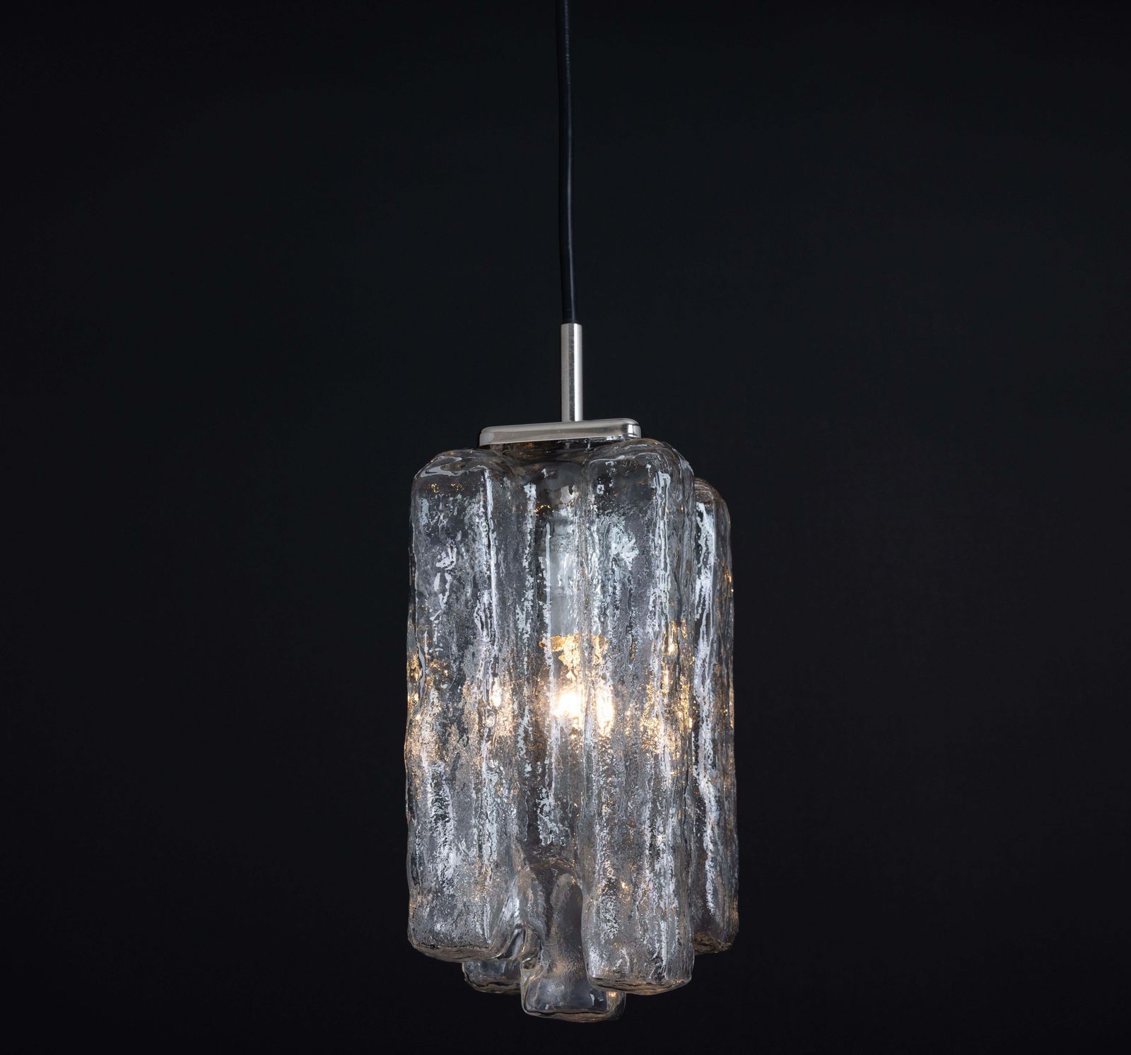 Verlichting 1 van 9 kleine Murano glazen hanglampen – Granada, van Kalmar, Oostenrijk, jaren 1970 photo