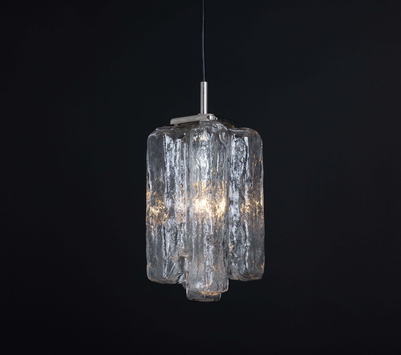 566.0 1 van 9 kleine Murano glazen hanglampen – Granada, van Kalmar, Oostenrijk, jaren 1970 photo