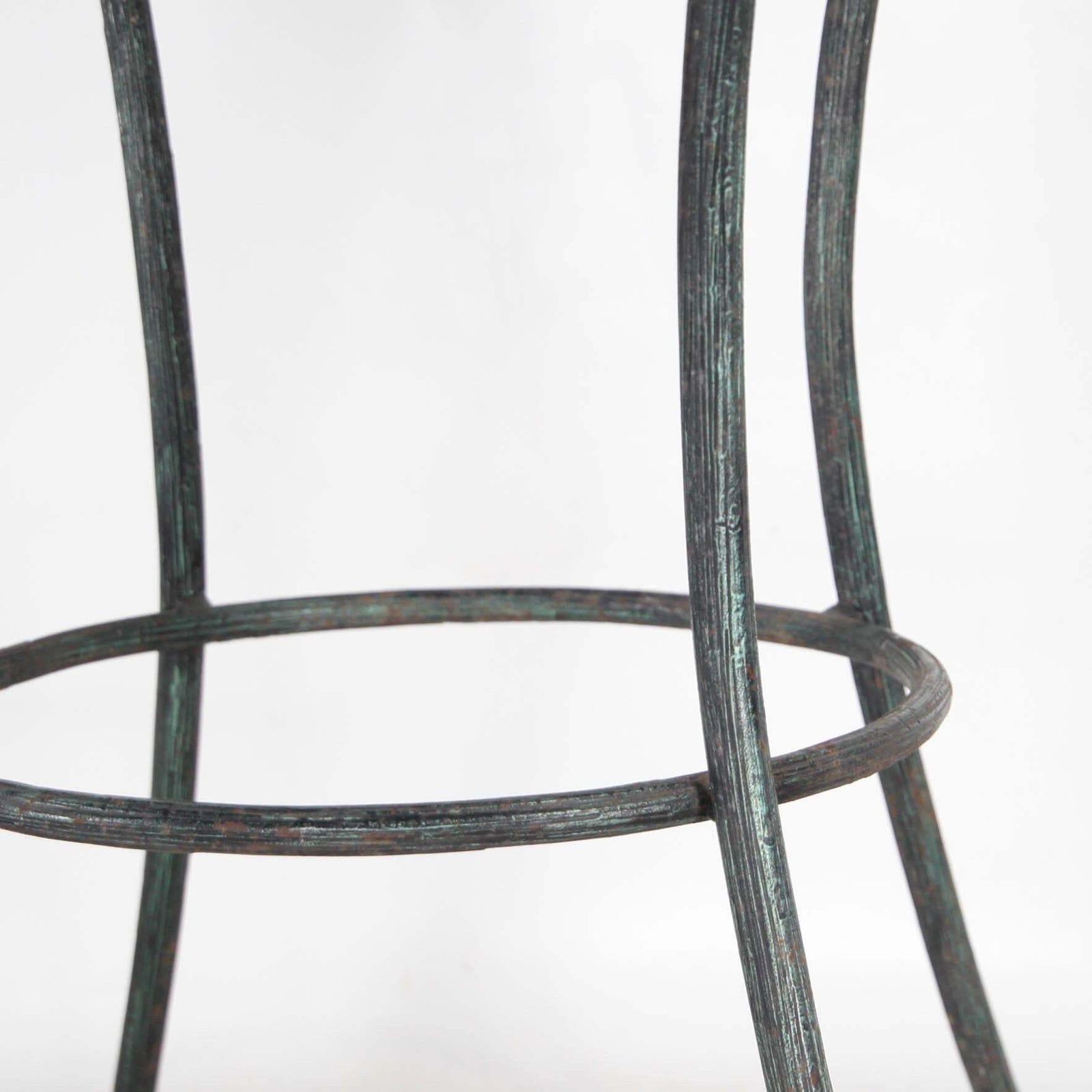 photo buy Pair Of Wrought Iron Sculpture Stands