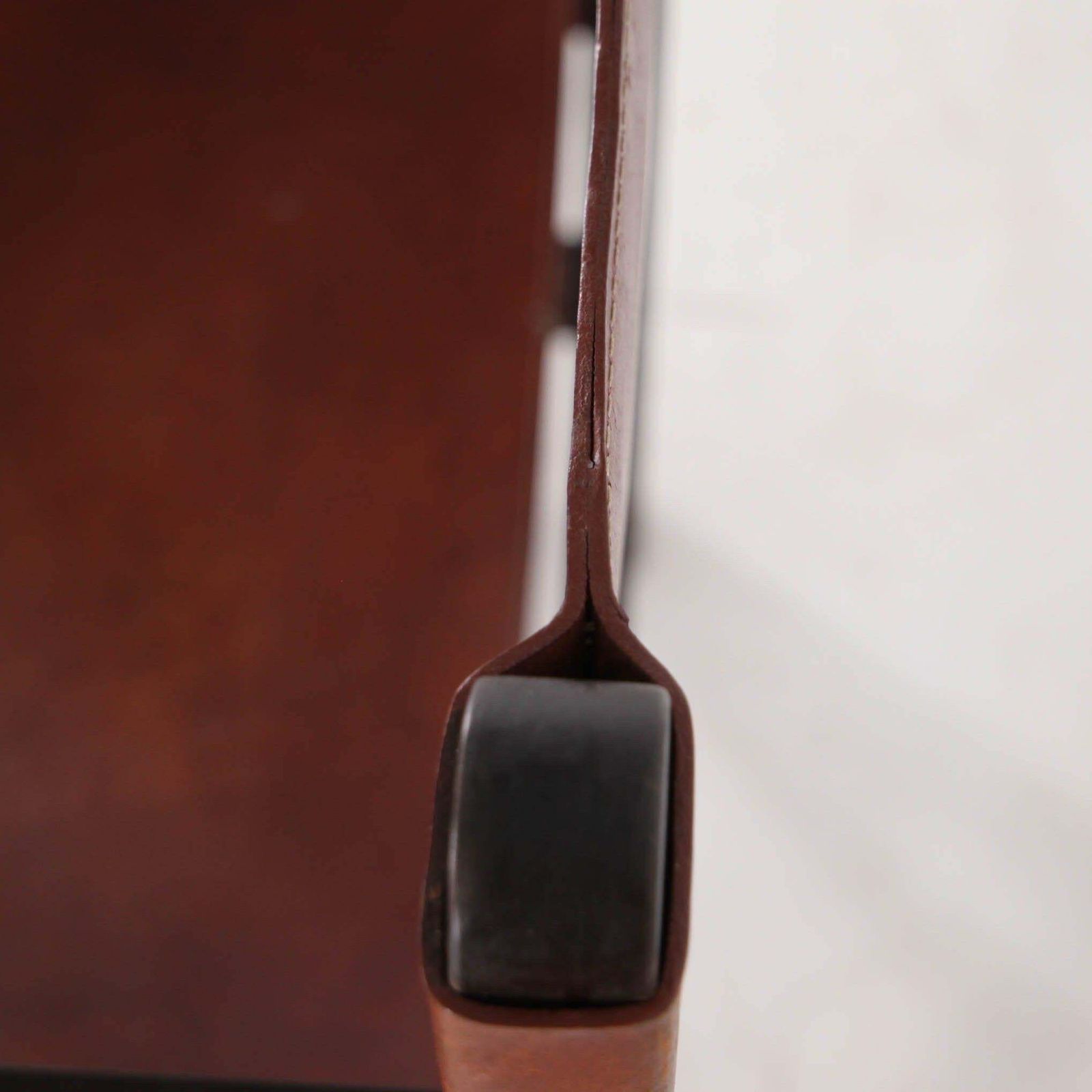 Pair Of Leather And Wood Armchairs photo buy