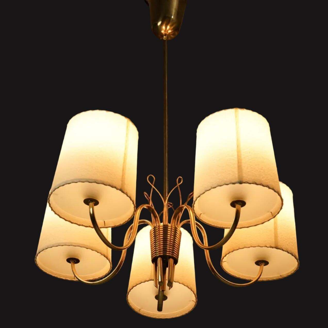 Model 9031 Scandinavian Modern Pendant By Paavo Tynell For Taito Oy, 1940/1950s photo furniture