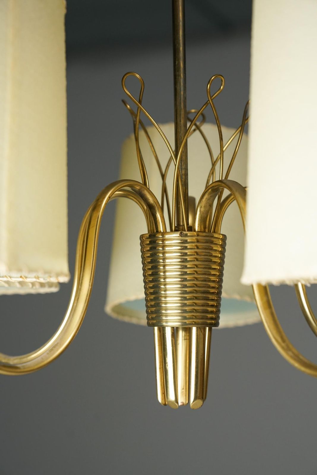 Model 9031 Scandinavian Modern Pendant By Paavo Tynell For Taito Oy, 1940/1950s photo Lighting