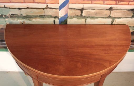 Directoire Half Moon Table Mahogany 19th photo Furniture