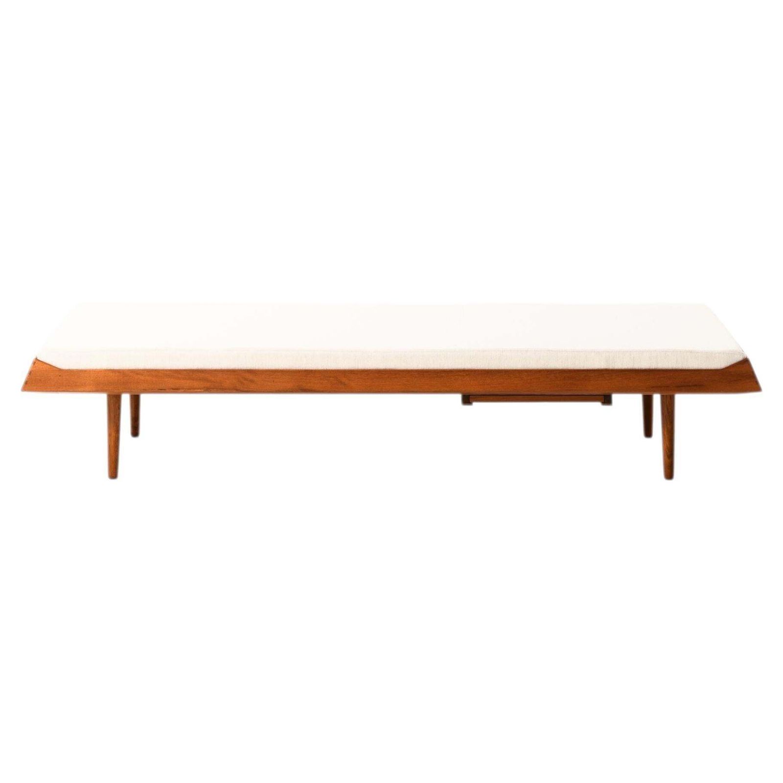 Ib Kofod Larsen Teak Daybed By Christensen & Larsen, 1950s