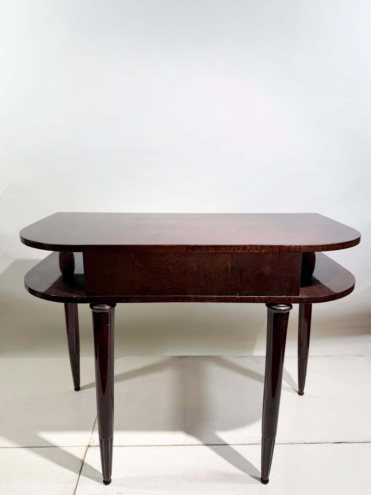 Art Deco Writing Desk With Fluted Legs, Circa 1940s, France photo 1567.0