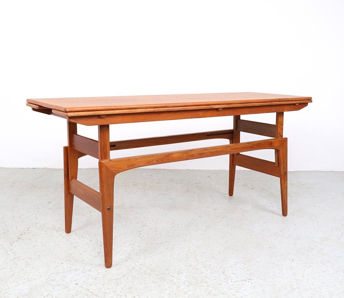 Vintage Height Adjustable Coffee Or Dining Table By Kai Kristiansen For Trioh, 1970s photo 888.0