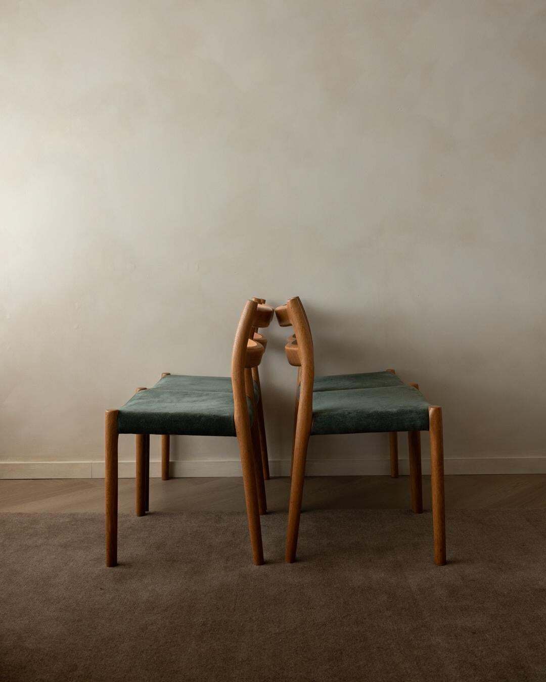 Danish Dining Chairs Model 84 By Niels O. Møller For J.L. Møllers 1960s Set Of 4 photo Furniture