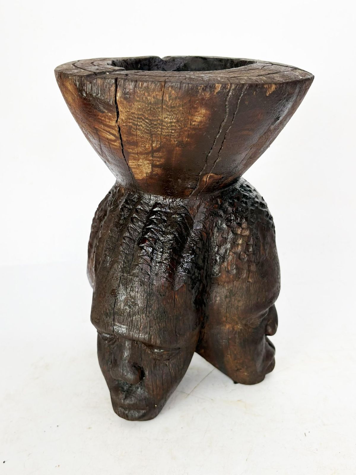 Three Sided Wooden Ashtray, France, 1960 photo 400.0