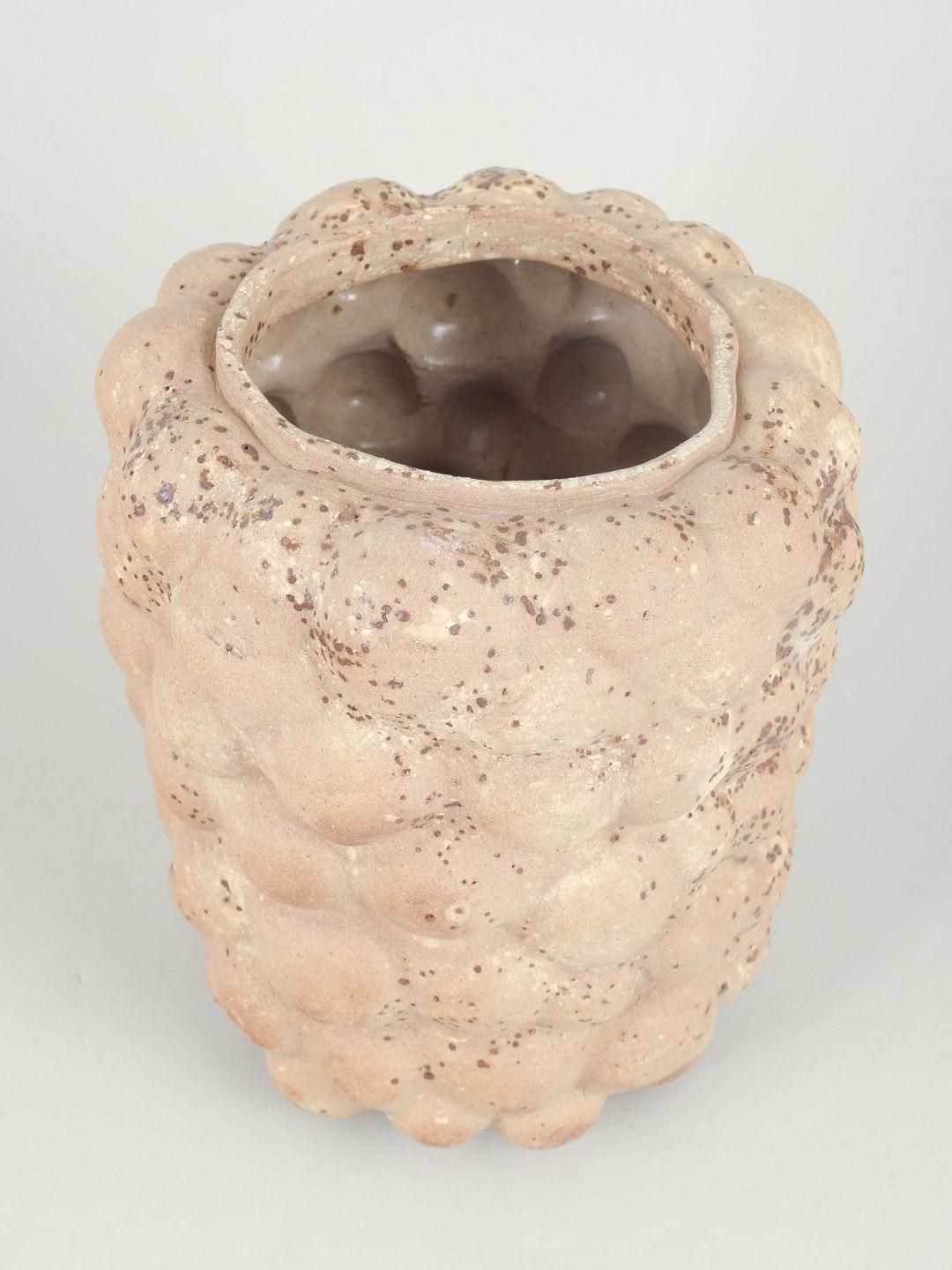 Christina Muff, Contemporary Danish Ceramic Artist. Bubble Shaped Vessel. 2024 photo furniture