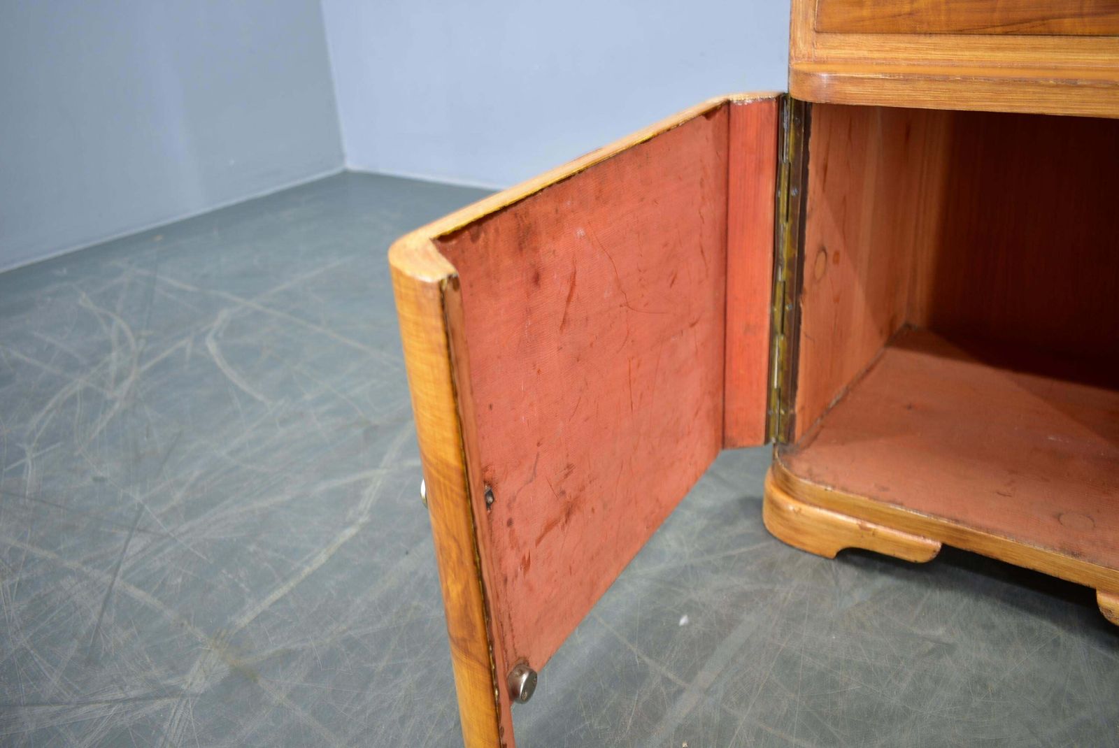 1937s Pair Of Art Deco Bedside Tables, Czechoslovakia photo vinterior